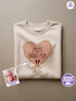 Just a Girl, Now a Badass Mom Sweatshirt – Personalized Photo & Text | New Mom Gift